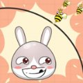 保护兔头画线游戏 