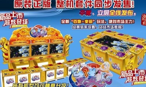 鱼美人游戏机,动漫游戏设备厂家的创新之作